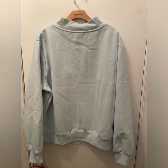 NWT Parke|| Arctic Rare Monochrome Varsity Mockneck, Size L/Xl pullover - Picture 8 of 11